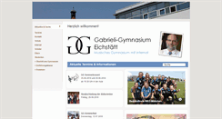 Desktop Screenshot of gabrieli-gymnasium.de